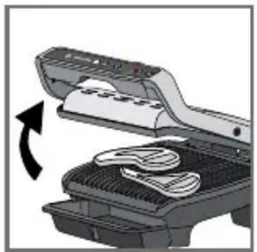 TEFAL OptiGrill Elite GC750D16 - Nota para los alimentos muy finos, por ejemplo, el beicon: - 3