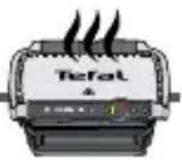 TEFAL OptiGrill Elite GC750D16 - Bakproces in handmatige modus - 1
