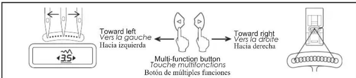 SINGER Sew Mate 5540 - BOUTON DE SÉLECTION DES NUMÉROS DES MOTIFS - 1
