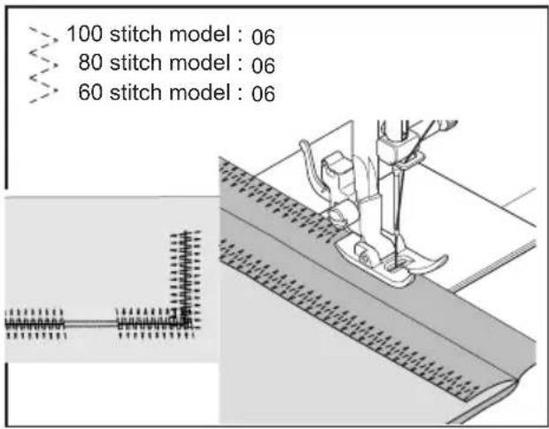 100 stitch model : 06 80 stitch model : 06 60 stitch model : 06
