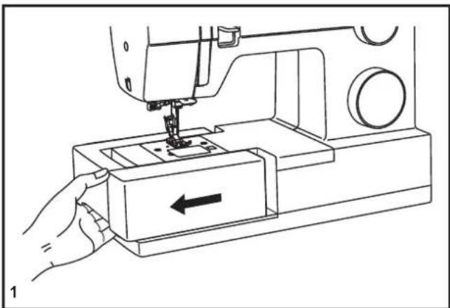 SINGER Heavy Duty 64S - How To Drop Feed Dog - 1
