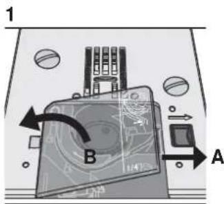 SINGER Featherweight C240 - Mise en place de la canette - 1