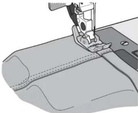SINGER Featherweight C240 - Coser dobladillos en tejido grueso - 1