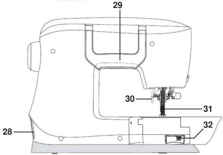 SINGER Featherweight C240 - Rear Side - 1