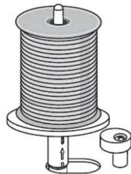 SINGER Featherweight C240 - Auxiliary Spool Pin - 2