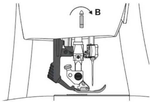 SINGER Featherweight C240 - Broche porte-bobine principale - 3