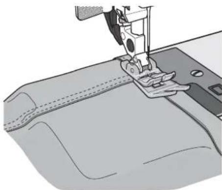 SINGER Featherweight C240 - Couture d'ourlets dans du tissu épais - 2