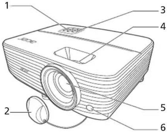 ACER PD2527i - Vue Externe du Projecteur - 1