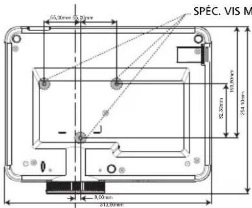 ACER HV532 - Installation au plafond - 14