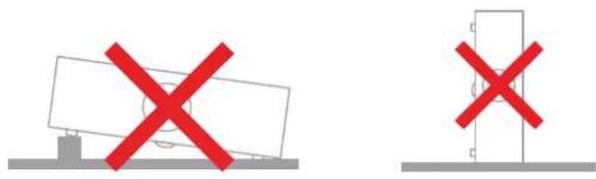 ACER LV-X01 - ➢ 請將投影機放置於平坦位置 - 1