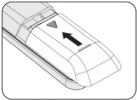 ACER LV-X01 - 放入遙控器的電池 - 3