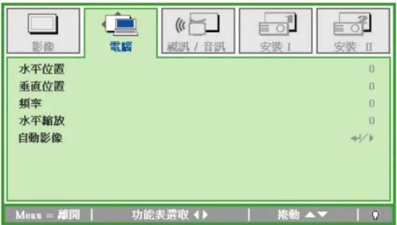 ACER LV-X01 - 電腦選單 - 1