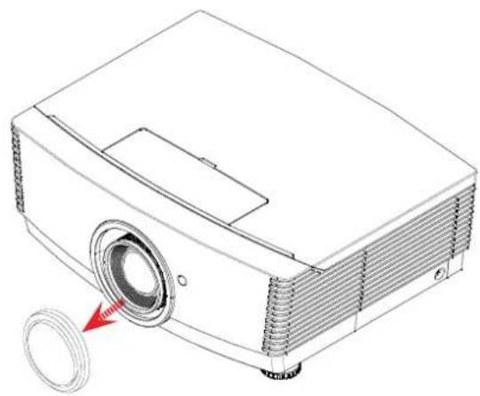 ACER LV-X01 - 穩固連接電源線及訊號線。連接後,電源 LED 將轉為紅燈。 - 1