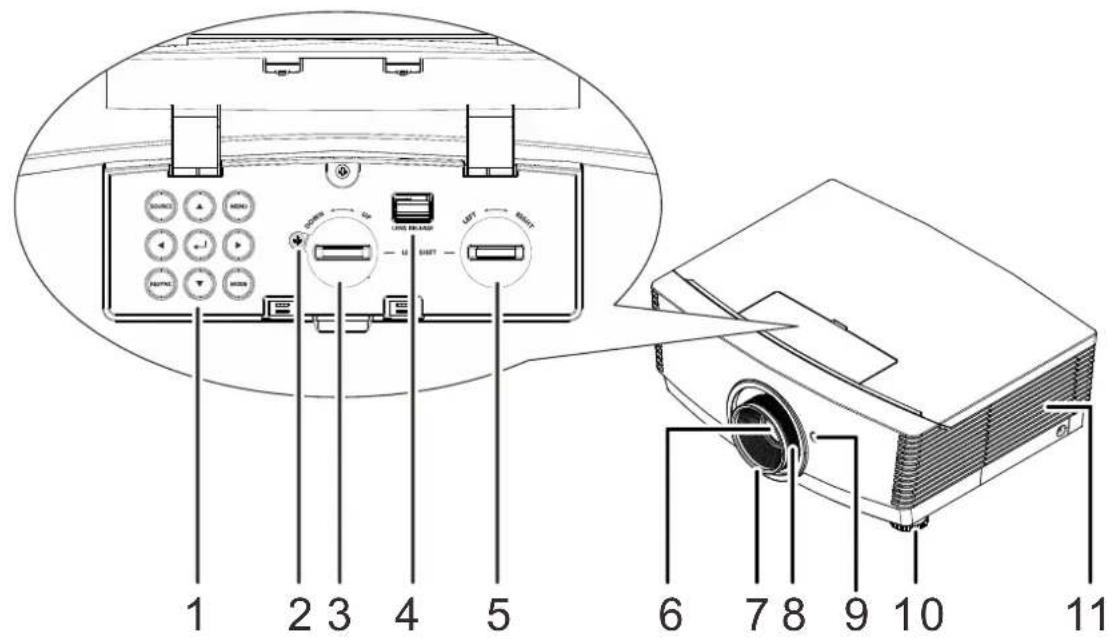 ACER LV-X01 - 投影機零件圖 - 1