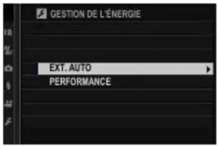 FUJI X-T3 - GESTION DE L'ÉNERGIE - 1