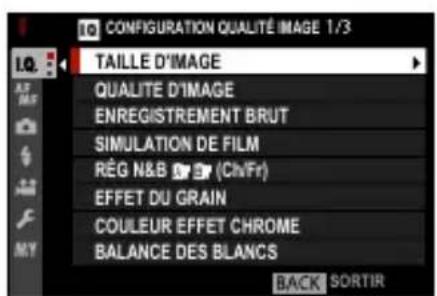 FUJI X-T3 - Utilisation des menus - 2