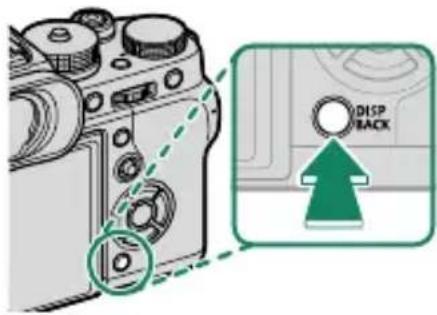 FUJI X-T3 - La touche DISP/BACK - 1