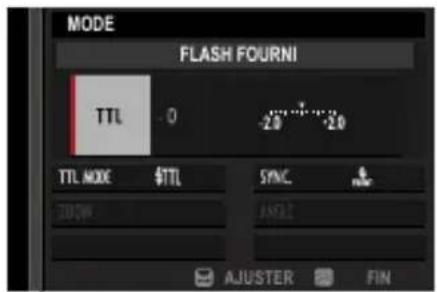 FUJI X-T3 - Utilisation d'un flash externe - 2