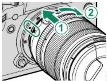 FUJI X-T3 - Fixation d'un objectif - 1