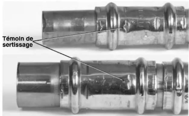 RIDGID ProPress XL-C - Inspection des raccords sertis - 1