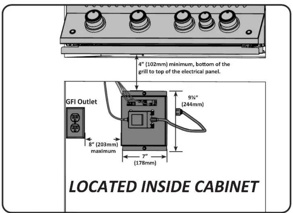 Napoleon BIPRO500-3 - BUILT-IN UNIT OPENING DIMENSIONS - 13