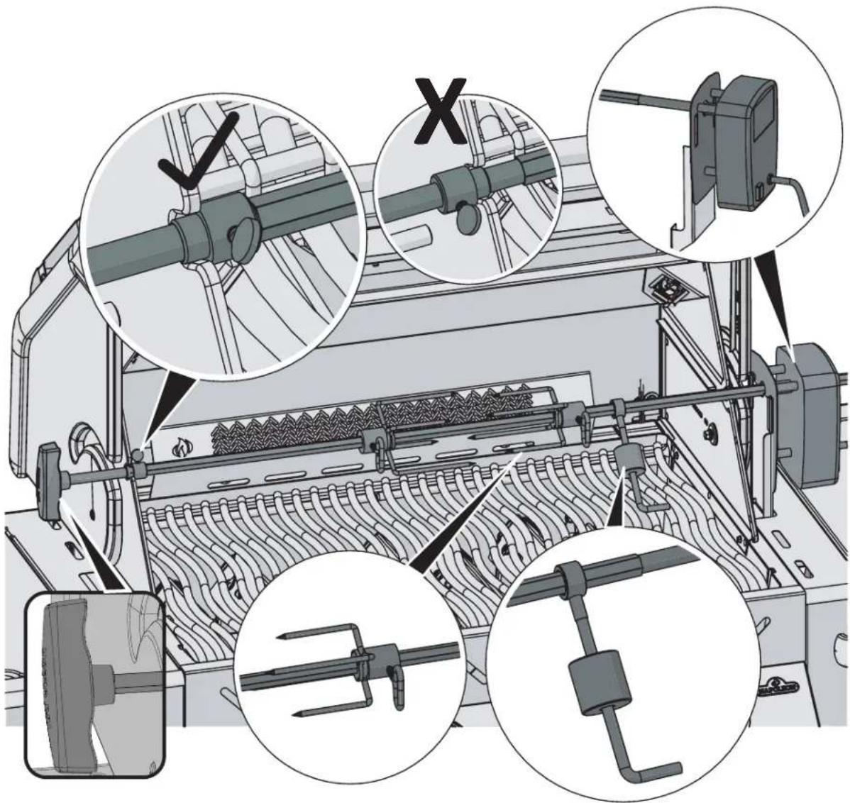 Napoleon BIPRO500-3 - Rotisserie Kit Assembly Instruction - 1