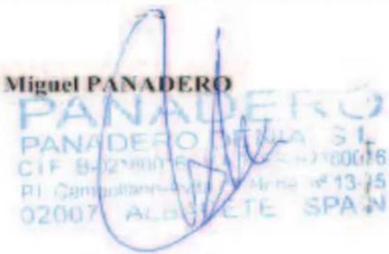 PANADERO ALBA - SPF Santé publique, Sécurité de la Chaîne alimentaire et Environnement, Direction générale de l'Environnement - 1