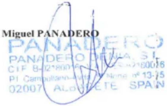 PANADERO ONIX WALL - FÖD Volksgesundheit, Sicherheit der Nahrungsmittelkette und Umwelt Generaldirektion Umwelt - 1