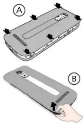 SWISSVOICE S510-M - Placer le couvercle de la batterie - 1