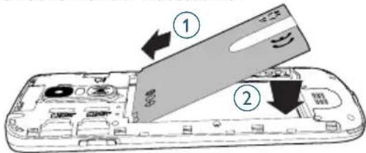 SWISSVOICE S510-M - Installer la batterie - 1