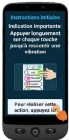 SWISSVOICE S510-M - Pour tester l'appui prolongé par défaut sur les touches de menu, appuyez sur la touche appuyez ici. - 1