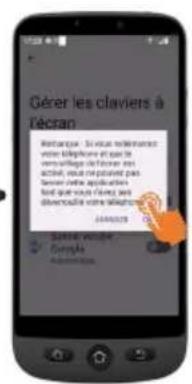 SWISSVOICE S510-M - Clavier - Appuyez sur Clavier > Suivant - 1