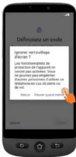 SWISSVOICE S510-M - Si vous n'avez pas encore de compte Google: - 5