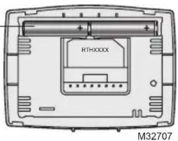 HONEYWELL RTH2300B1038/E1 - Battery replacement - 3