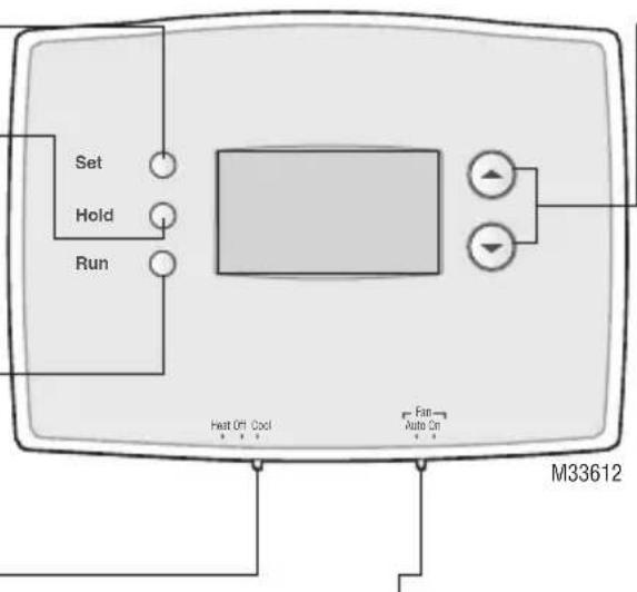 HONEYWELL RTH2300B1038/E1 - Thermostat controls - 1