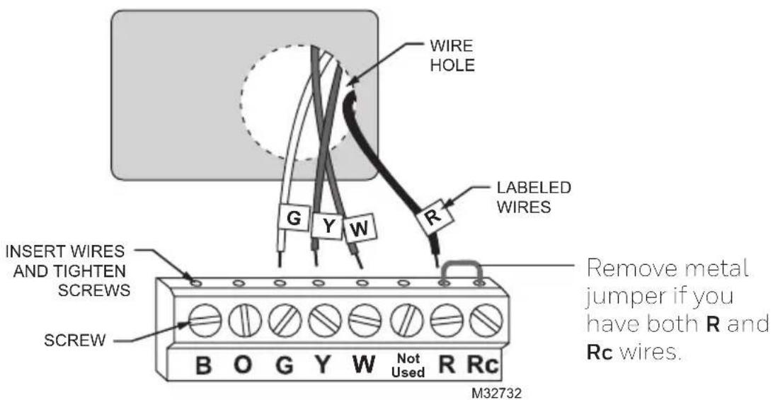 HONEYWELL RTH2300B1038/E1 - Connect Wires - 1