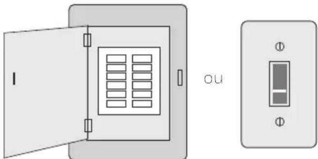 HONEYWELL RTH2300B1038/E1 - Couper le courant du système de chauffage/de climatisation - 1