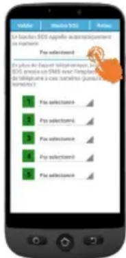 SWISSVOICE S510-C - Définir le numéro d'assistance SOS - 2