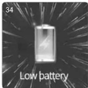34 Low battery