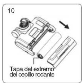 JIMMY HW10 Pro - Instalación y extracción de la ventana del cepillo giratorio y el cuerpo del cepillo giratorio - 6