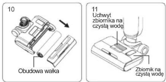 JIMMY HW10 Pro - Montaż oraz demontaż zbiornika na czystą wodę - 5