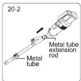 20-2 Metal tube Metal tube extension rod