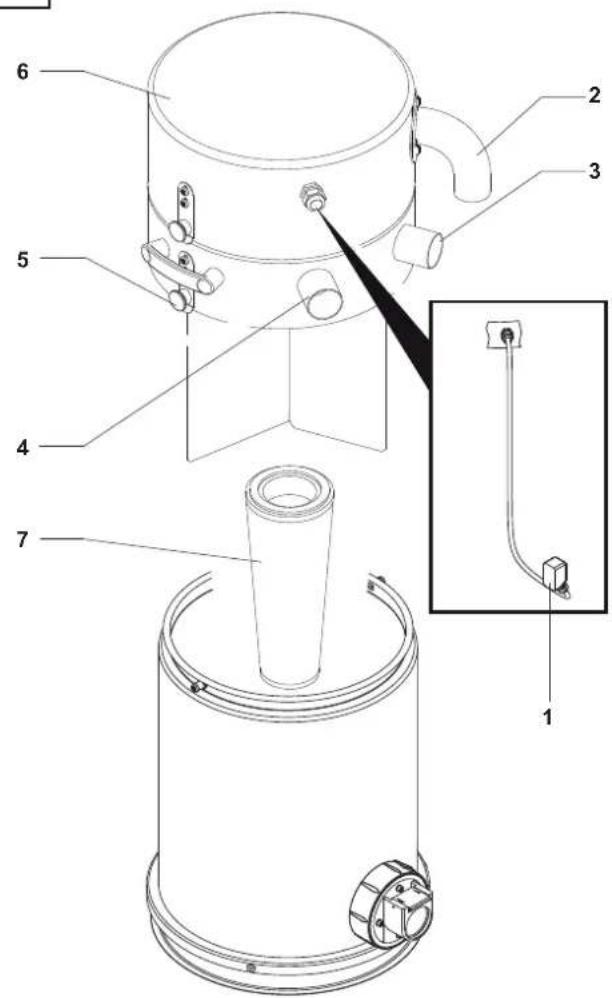 NILFISK VHW321 - Recommended spare parts - 13