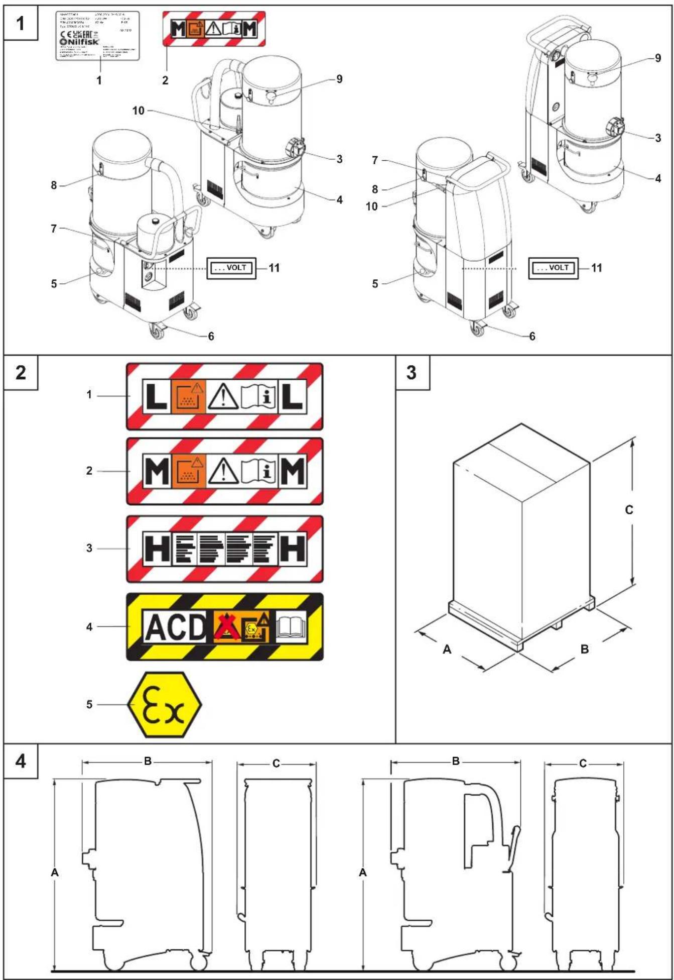 NILFISK VHW321 - Piezas de repuesto recomendadas - 8