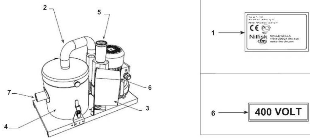 NILFISK VHW200 - Piezas de repuesto recomendadas - 6
