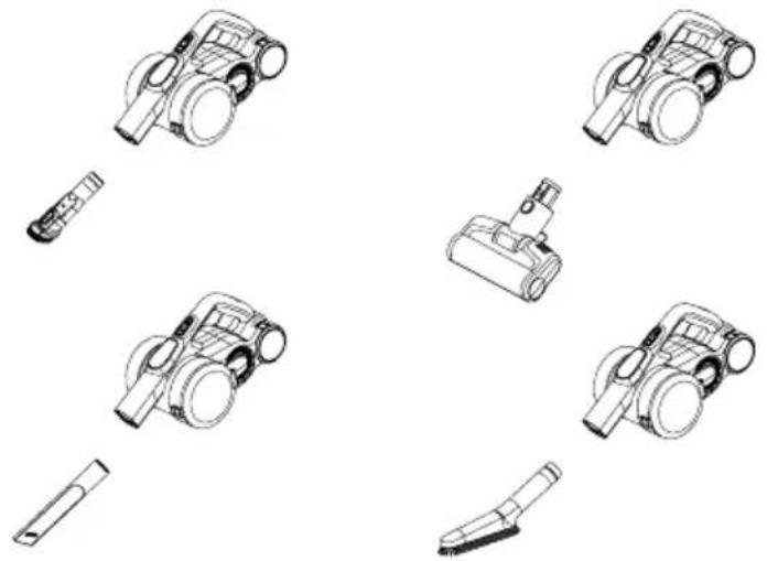 JIMMY H9 Flex - Installazione degli accessori - 9