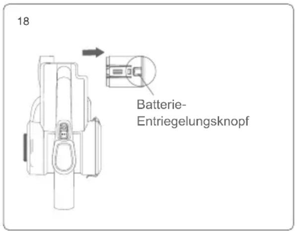 JIMMY H9 Flex - Batterietasche Entfernen - 2