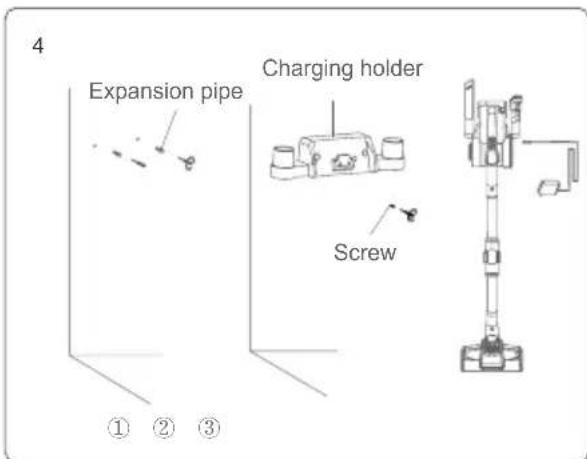 JIMMY H9 Flex - Charging holder assembly - 1