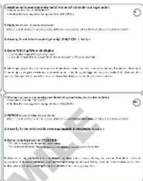 Scanned document with two sections discussing a policy or implementation procedure, including date, time, and location details.