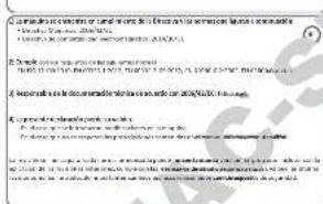 Scanned text of a formal letter with numbered sections and possible annotations, likely from a document or form.